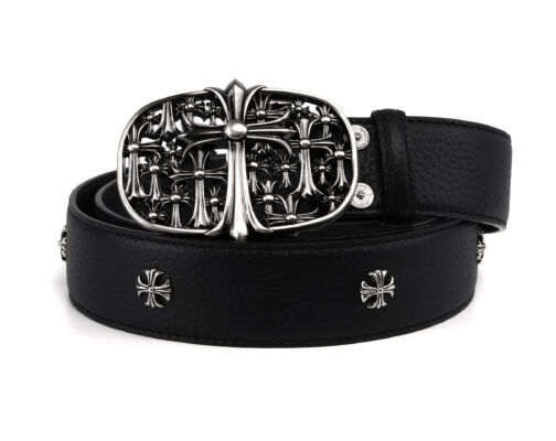 Ремень Chrome Hearts из натуральной кожи 1456