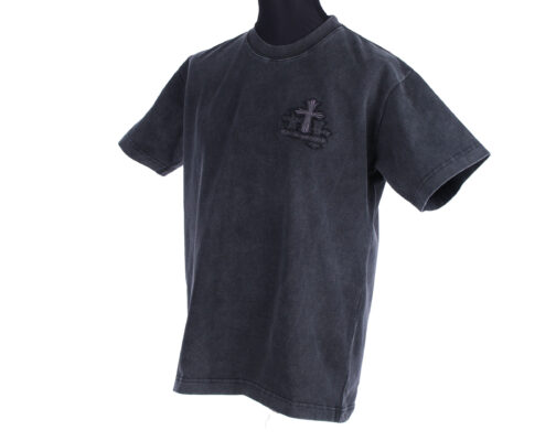 Серая футболка Chrome Hearts из хлопка 1633