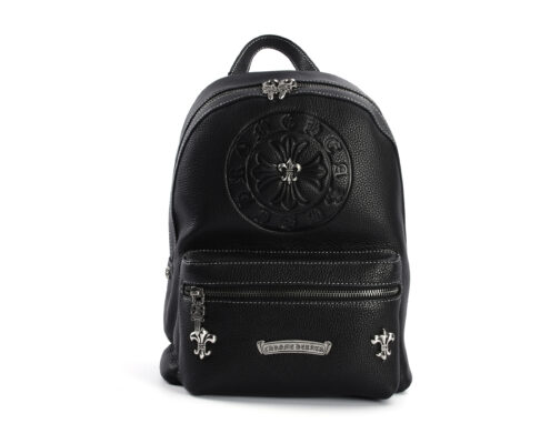 Уникальный рюкзак Chrome Hearts из натуральной кожи 1609