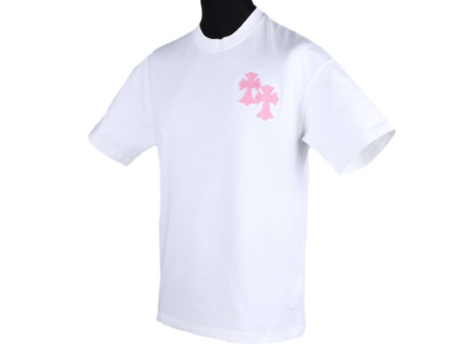 Женская розовая футболка Chrome Hearts 1648