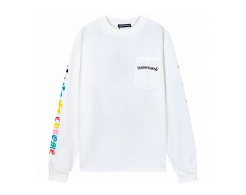 Белый лонгслив Sweatshirt Chrome Hearts 2251