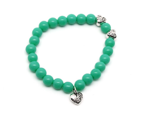 Браслет Chrome Hearts Heart из кварцевого камня 2744