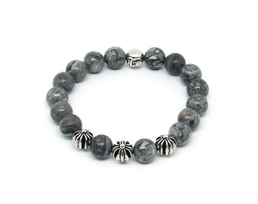 Браслет Chrome Hearts из натурального камня 2391