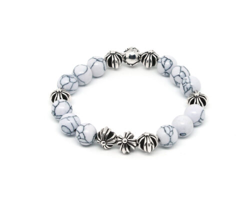 Браслет Chrome Hearts из натурального камня 2383