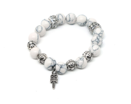 Браслет Chrome Hearts из кварцевого камня 2665