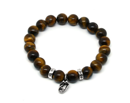 Браслет CHROME HEARTS Lip and Tongue из кварцевого камня 2677