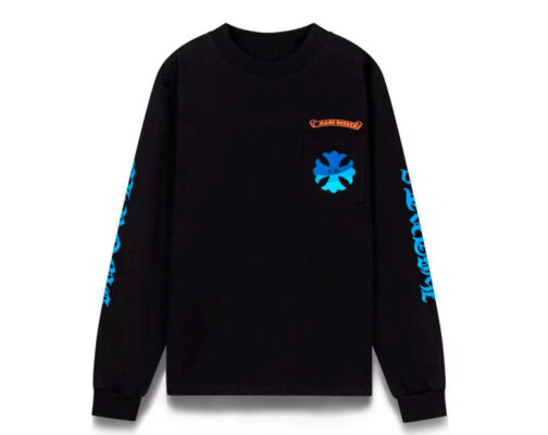 Черный лонгслив Sweatshirt Chrome Hearts 2719