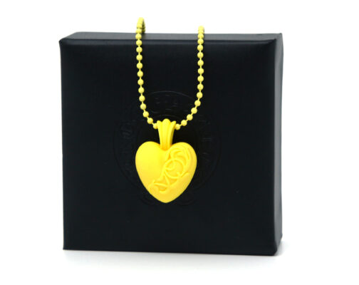 Силиконовая подвеска сердце Chrome Hearts 2698