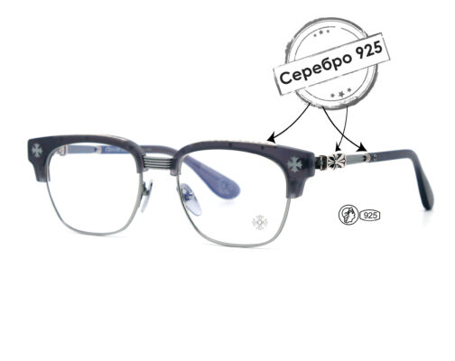 Оправа Chrome Hearts Bonennoisseur II из серебра 925 пробы 3135
