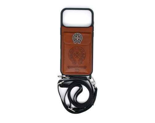 Чехол Chrome Hearts с карманчиком для Iphone 18 Pro Max 3470