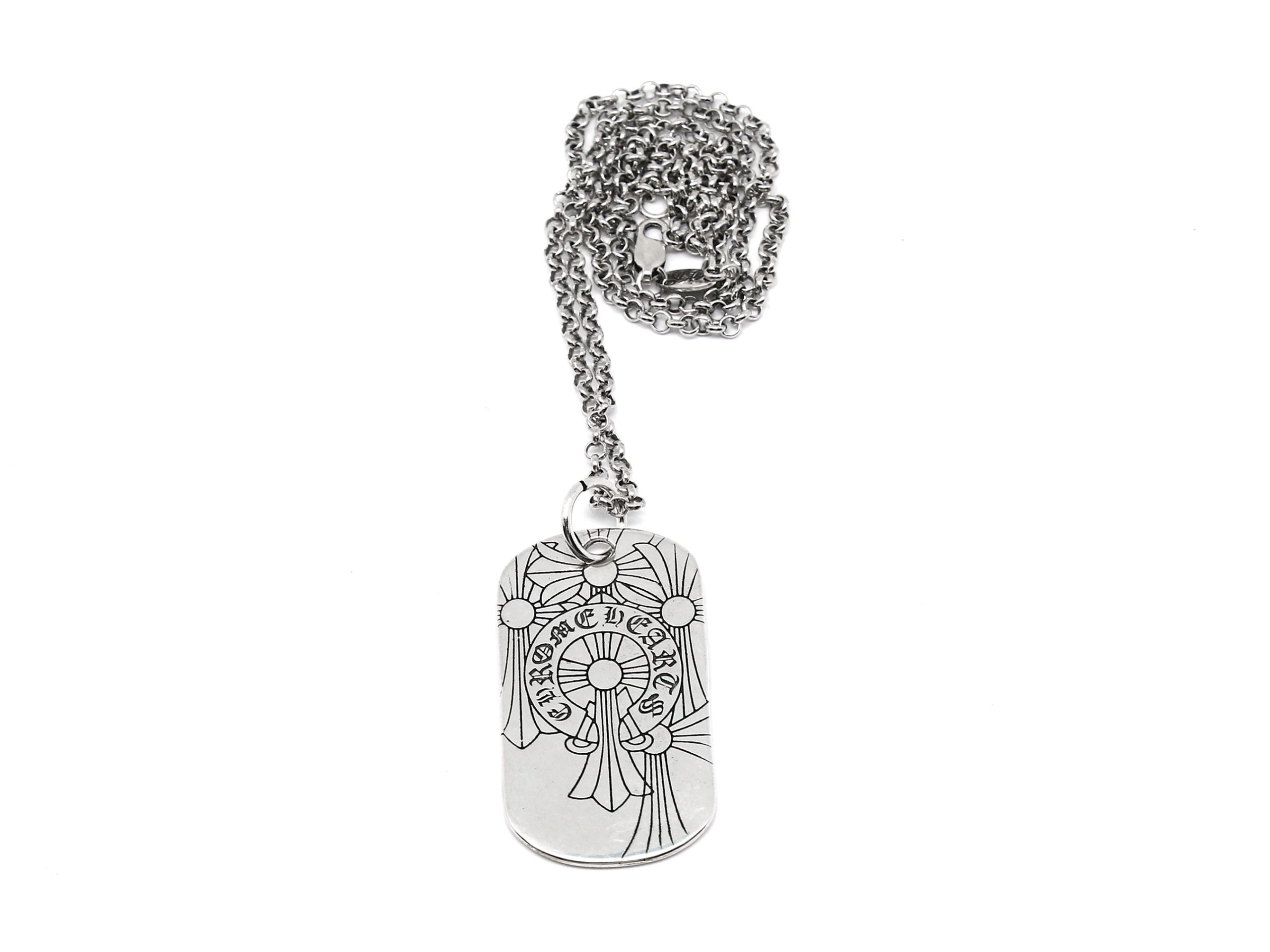 Подвеска жетон Chrome Hearts из нержавеющей стали 3482