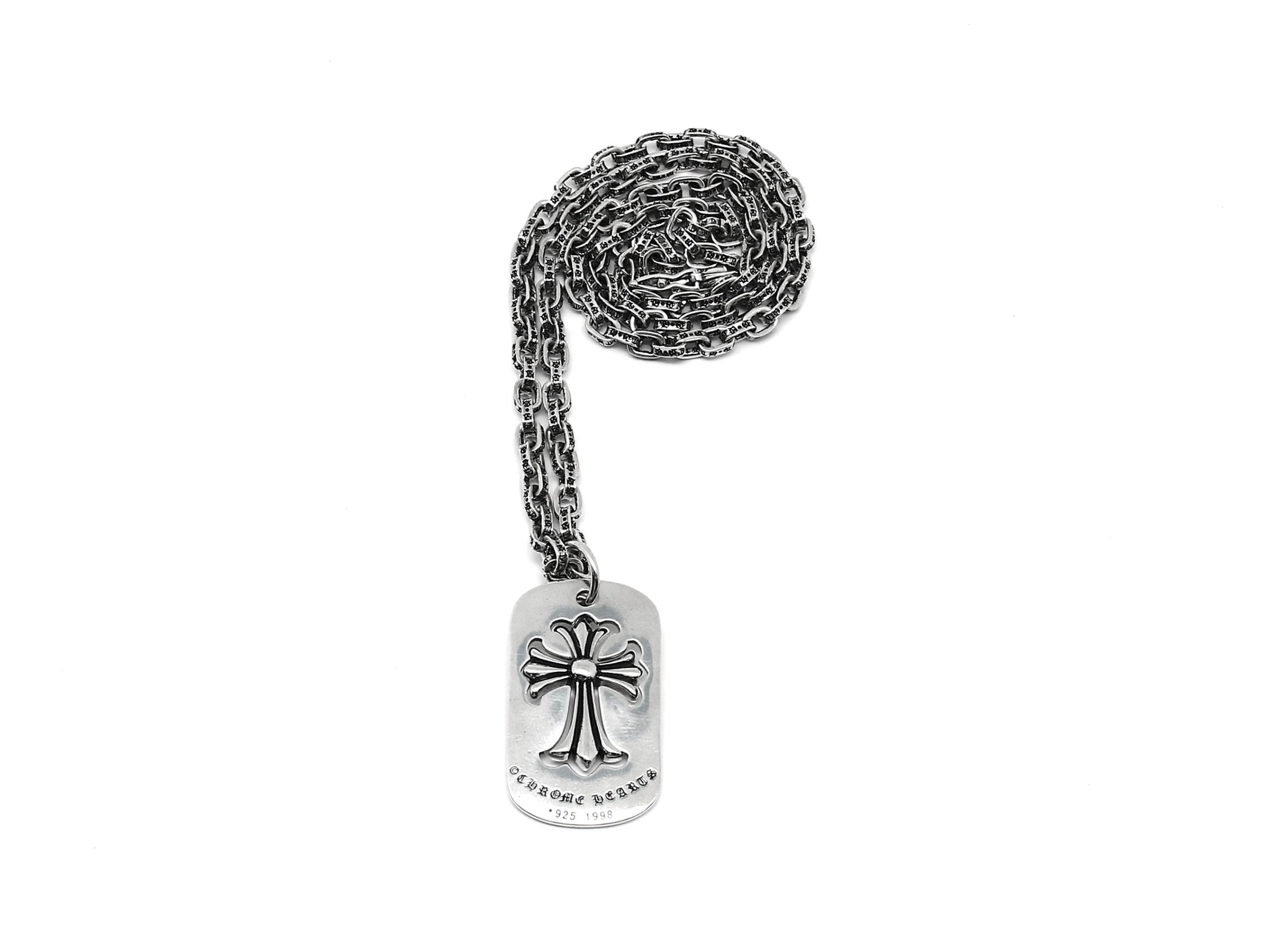 Подвеска жетон Chrome Hearts из нержавеющей стали 3481